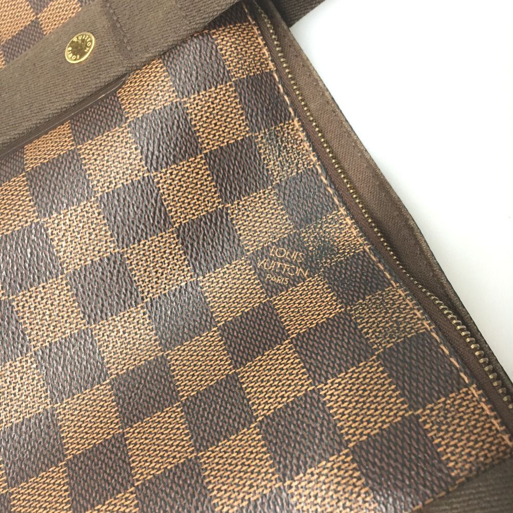 Louis Vuitton Damier Tote Bag Hippopotamus Boule Zipper Damage