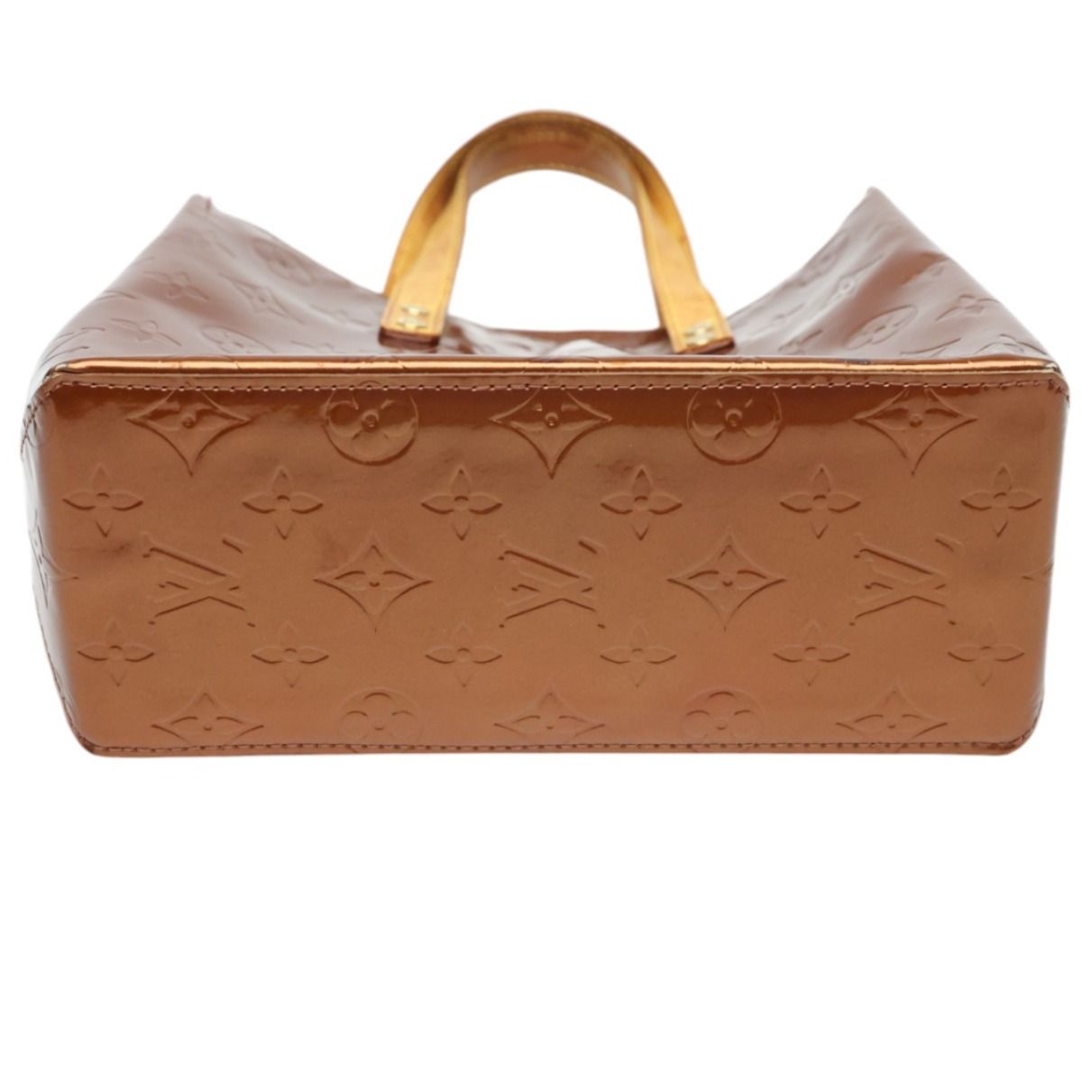 Louis Vuitton Vernis Reed PM Mini Bag Handbag Bronze