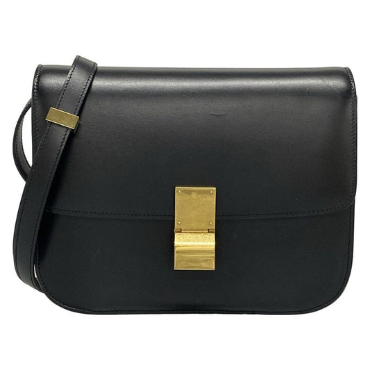 Celine Shoulder Bag Classic Medium Black