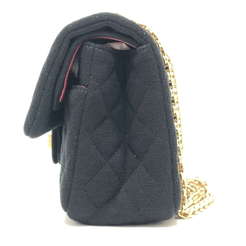 Chanel Shoulder Bag 255 Coco Chanel Message Motif Black