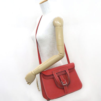 Hermes Alzan 31 Taurillon Clemence Rouge Tomato Vermillion Silver