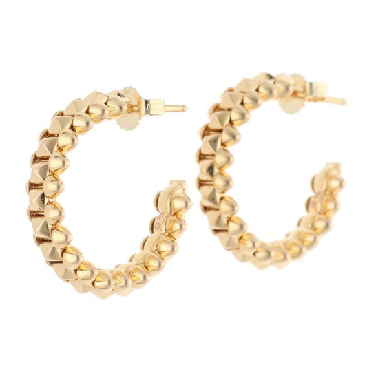 Cartier Crushed De Cartier SM 18K Yellow Goldearrings Men's