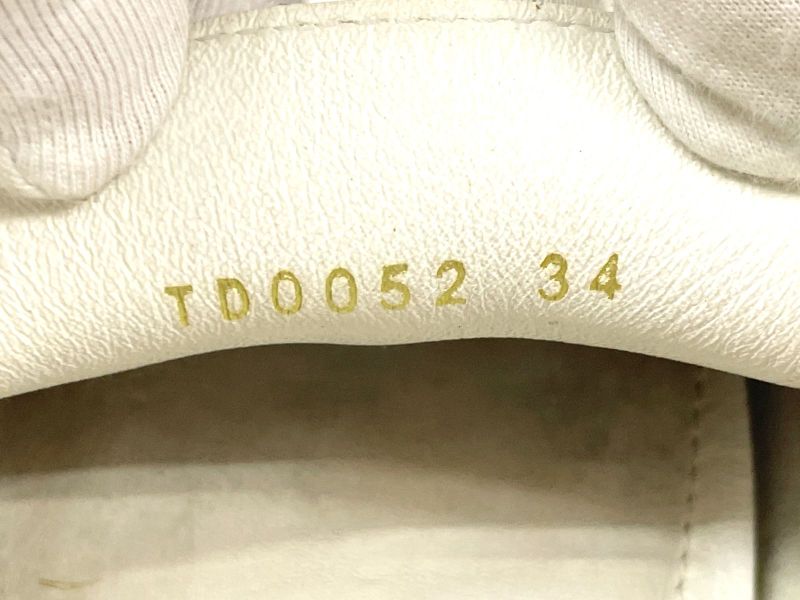 Louis Vuitton 02 Monte Carlo Leather Driving Shoes Women's 34 Td0052 White Made