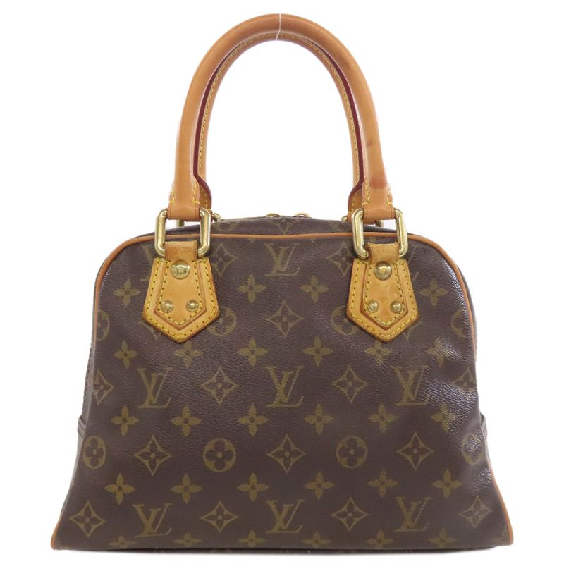 Louis Vuitton M40026 Manhattan PM Tote Bag Monogram Canvas Women