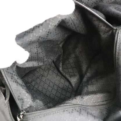 Gucci Bamboo Bag 002-2058-0412-5 Nylon Canvas And Leather Black Unisex Tote Bag