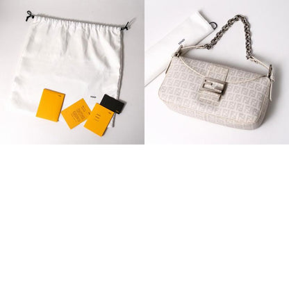 Fendi Handbag Zucchino PVC Mamma Bucket Chain Shoulder Mini Bag Shoulder Semi