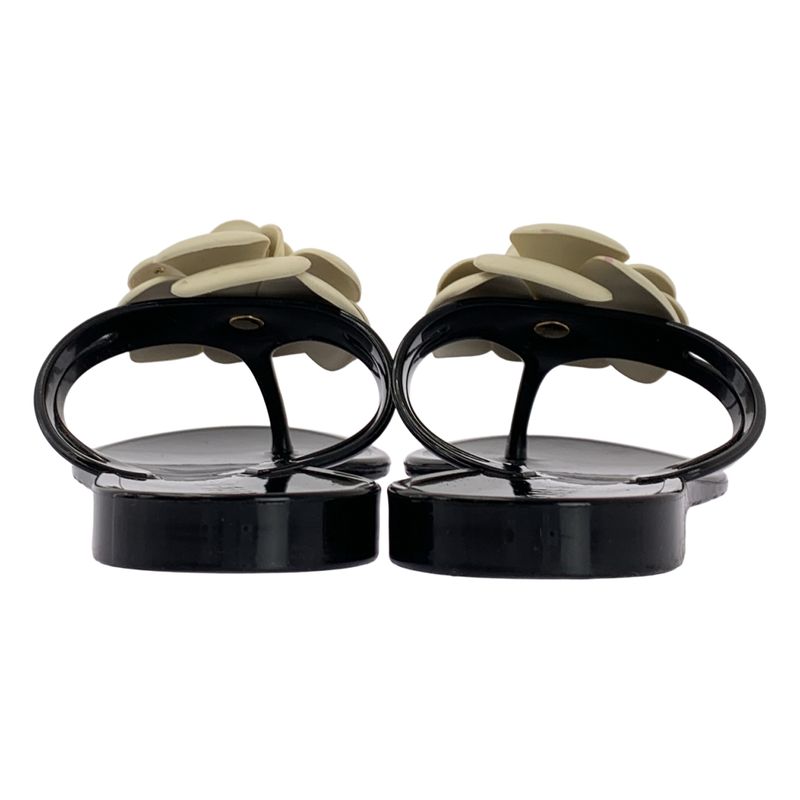 Chanel | Camellia Corsage Coco Mark Flip Flops