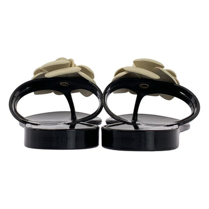 Chanel | Camellia Corsage Coco Mark Flip Flops