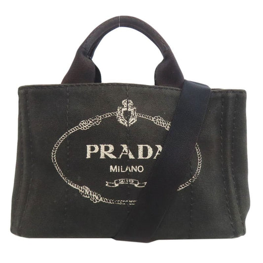 Prada Canapa Mini 2WAY Handbag Canvas Women
