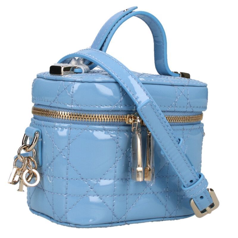 Christian Dior S0935owcb Canage Patent Calfskin 2-way Shoulder Bag Women