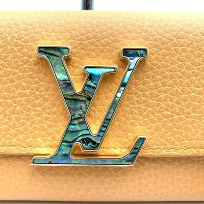 Louis Vuitton M81669 Portefeuille Capucines Compact Trifold Wallet Taurillon