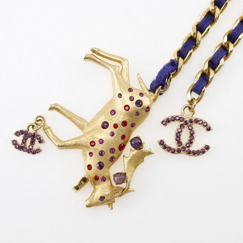 Chanel Chain Belt Gold Plated 01A Ladies Belt