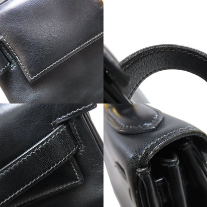 Hermes Kelly 28 Internal Stitching Gold Hardware Handbag Box Calf Women