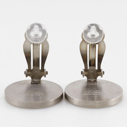 Hermes Celia Bijouterie Fantaisie Vintage Metal And Shell Silver Ladies 12.0g