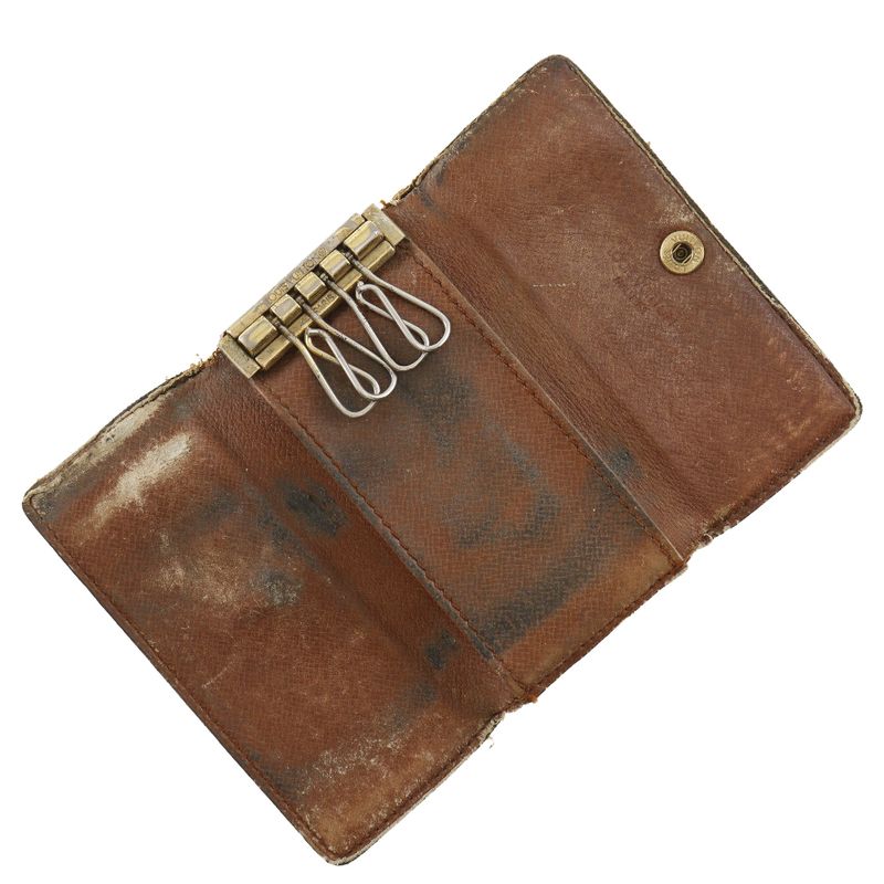 Louis Vuitton Multicles 4 Malletier M62631 Monogram Canvas Brown Fh0960 Unisex