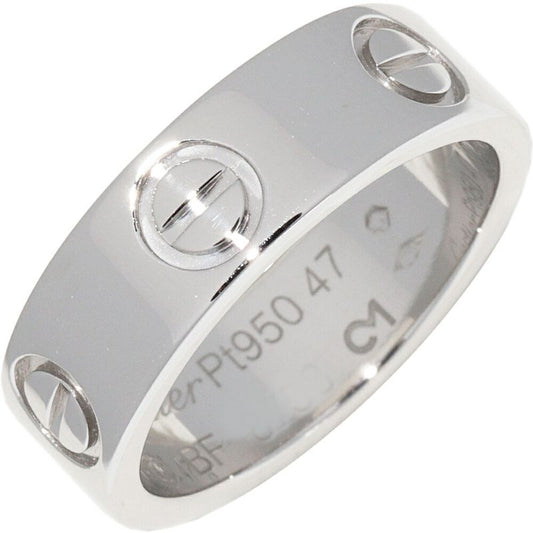 Cartier Ring Pt950 Love Ring Width 55mm (022in) B40849