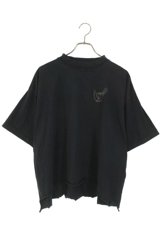 Balenciaga 783399 Tsvd5 Nail Polish Cropped T-shirt Men's 2