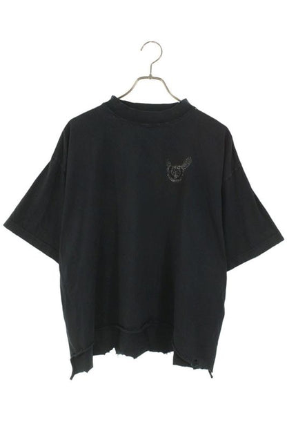 Balenciaga 783399 Tsvd5 Nail Polish Cropped T-shirt Men's 2