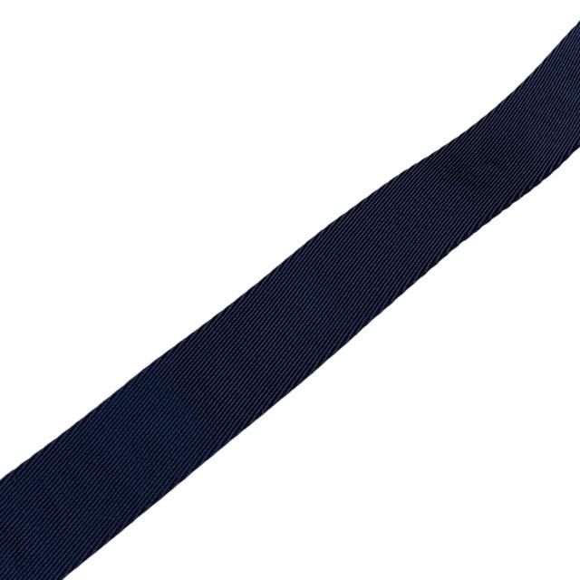 DIOR Belt Logo Jacquard Small Item Canvas Leather Logo Navy Silver Hardware