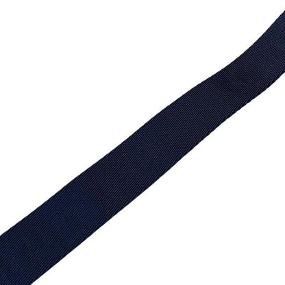 DIOR Belt Logo Jacquard Small Item Canvas Leather Logo Navy Silver Hardware