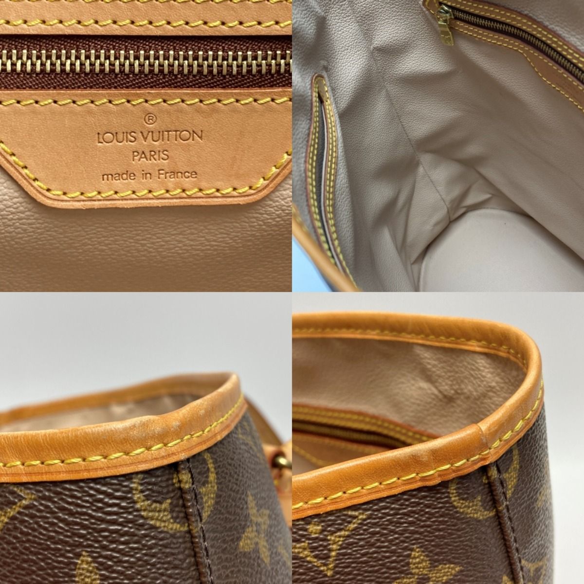 Louis Vuitton Monogram Bucket GM M42236 Tote Bag Shoulder Bag