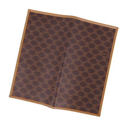 Vintage Celine Wallet Long Wallet Macadam Pattern Leather Women's Made In Italy