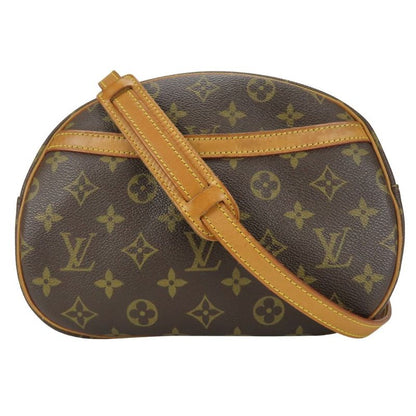 Louis Vuitton Shoulder Bag Blois M51221 Monogram Nubuck Brown Crossbody