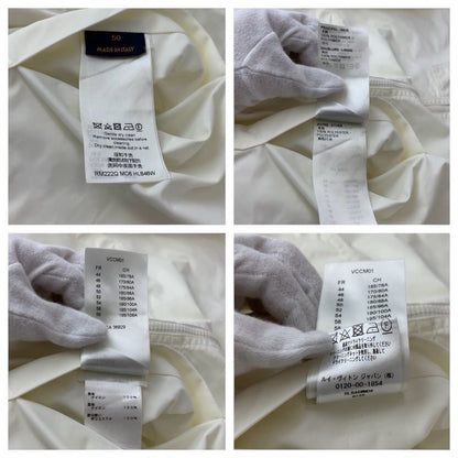 Louis Vuitton Monogram Size 50 White Rm222q MO6 Hlb46w Nylon Jacket Reversible