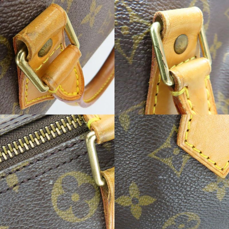 Louis Vuitton Speedy 30 Handbag Speedy 30 M41526 Monogram Brown Gold Hardware