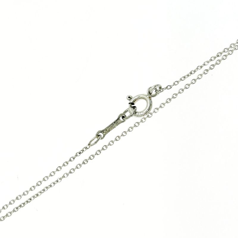 Tiffany & Co Silver Elsa Peretti Tia Dos Rop Necklace 3.1g 925 Engraved 404305