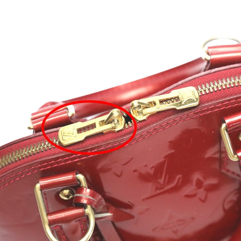 Louis Vuitton M90174 Monogram 2WAY Bag Alma BB Handbag Louis Vuitton Red