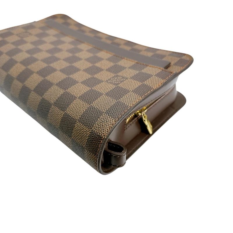 Louis Vuitton N51993 Damier Ebène Clutch Bag Saint Louis Second Bag Louis