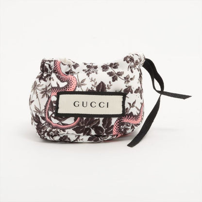 Gucci Double G Leather × Rhinestone × GP Bracelet Gold Made In Italy