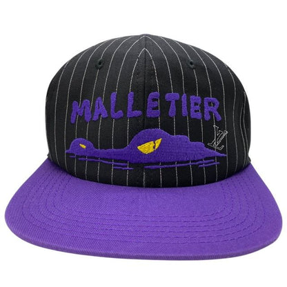 Louis Vuitton Nx2242 Crocomartier Cap Baseball Cap Cotton Purple Black Wool