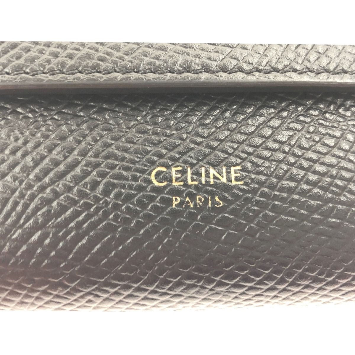 Celine Small Trifold Wallet Trifold Wallet Black