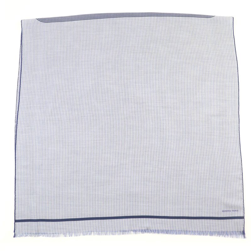 Hermes Circuit 24 Faubourg Circuit 24 Cashmere Silk With Logo Fringed Large