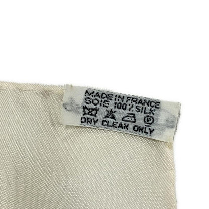 Hermes Scarf Carré 90 Ivory×dark Brown×multi Cirque Molier