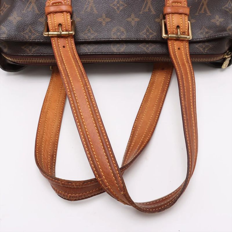 Louis Vuitton Monogram Multipuri Cité M51162 Leather Tote Bag Shoulder Hand