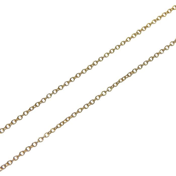 Tiffany & Co T-smile Diamond Necklace Small 18K Pink Gold 750 Pink Gold Diamond