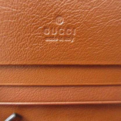 Gucci 466492 Leather Brown Bifold Wallet 0584 Gucci