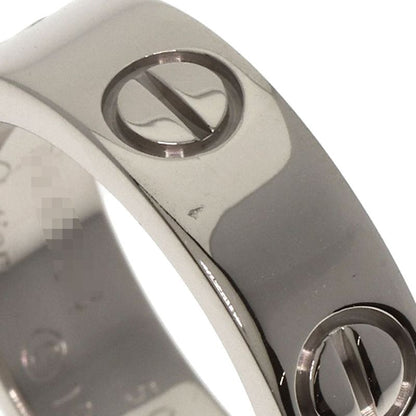 Cartier Love Ring #50 Ring - 18K White Gold Ladies