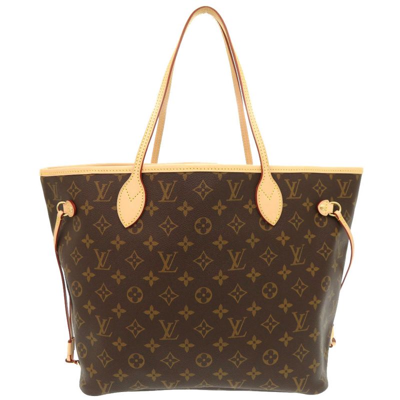 Louis Vuitton Current New Shape Neverfull MM Monogram Rose Beige M46975 Tote