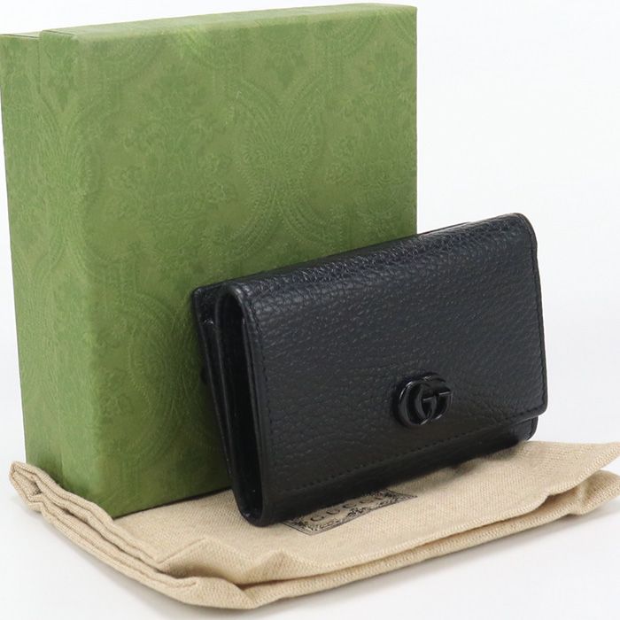 Gucci Trifold Wallet GG Marmont Gu90972 Trifold Wallet Leather Trifold Wallet