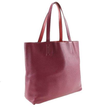 Hermes Double Sens 45 Reversible Taurillon Clemence Bougainvillea Women's Tote