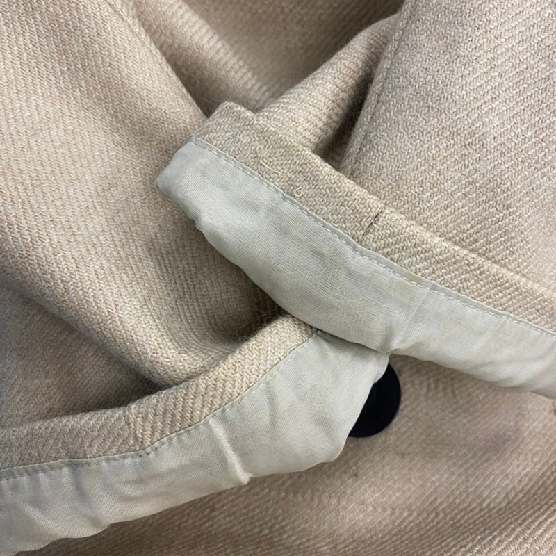 Yves Saint Laurent Wool Double Jacket Beige 36