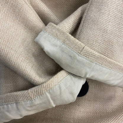 Yves Saint Laurent Wool Double Jacket Beige 36