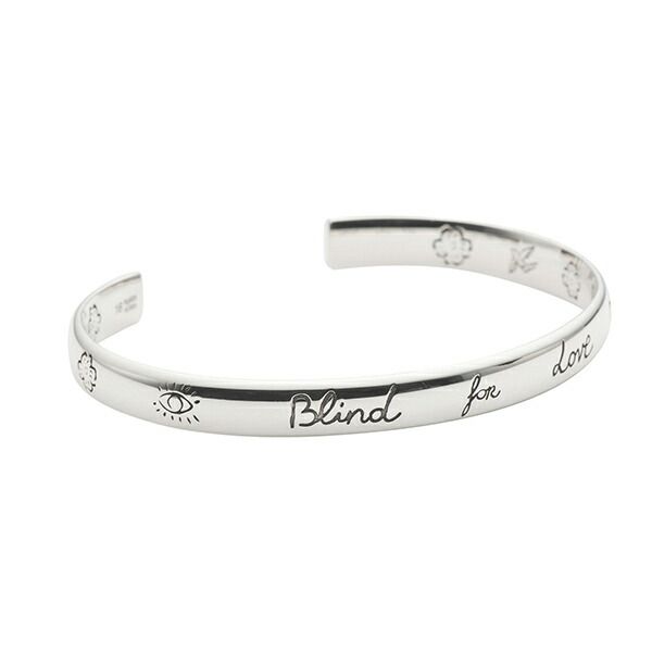 Gucci Bracelet Blinds For Love Silver