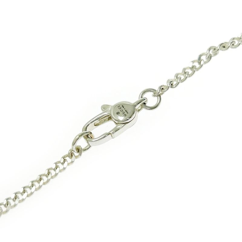 Gucci Silver Knot Heart Necklace 11.2g 925 Engraved 364075 Necklace