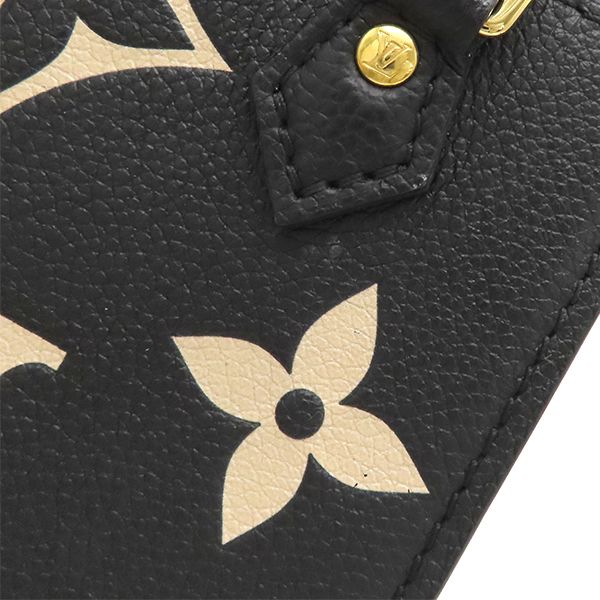 Louis Vuitton 2way Bag Petite Sac Pla Bicolor Monogram Empreinte Black and