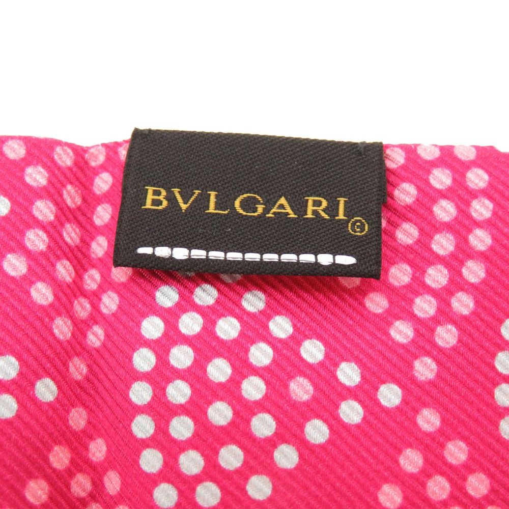 Bvlgari Serpenti Patterned Silk Pink Scarf 0213 — view 3